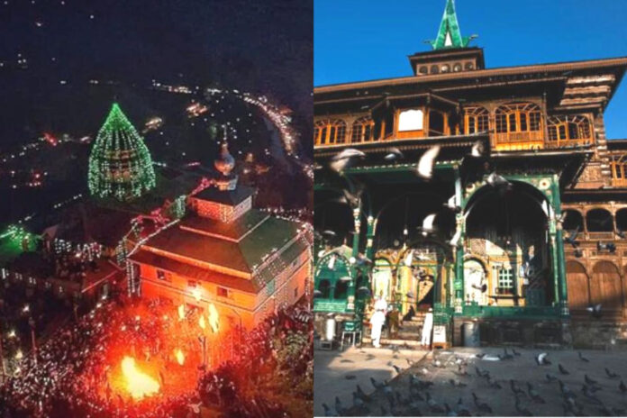 tourists can visit Kashmir for spiritual healing