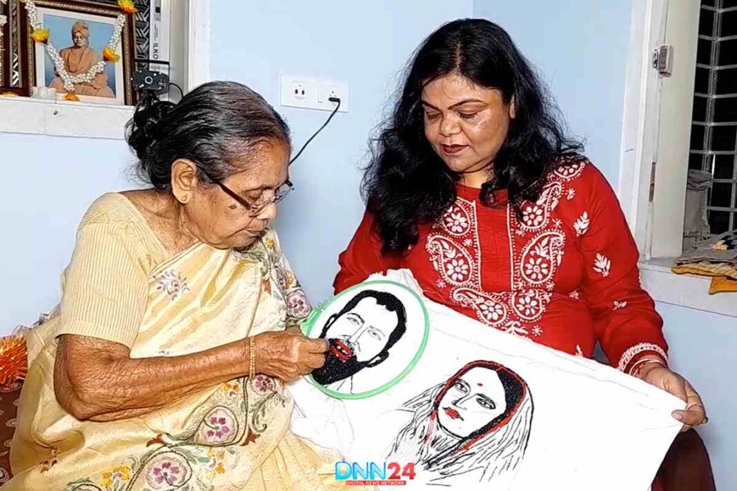 82-Year-Old Manjushree Das: Reviving the Artistry of Pattachitra Embroidery