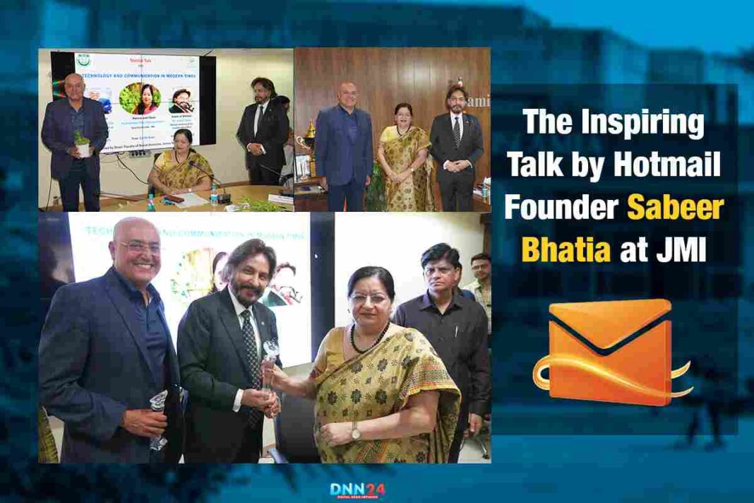 The Inspiring Talk by Hotmail Founder Sabeer Bhatia at JMI: Unleashing the Power of Technology and Communication