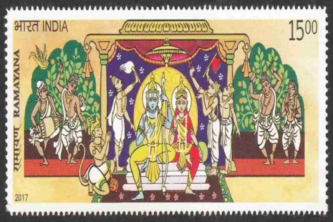 भारत ही नहीं पड़ोसी देशों की डाक टिकटों पर रामायण