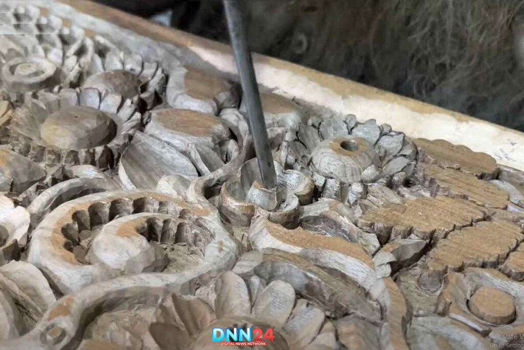 Walnut Wood Carving Art