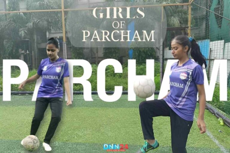 Girls of Parcham Collective Football team