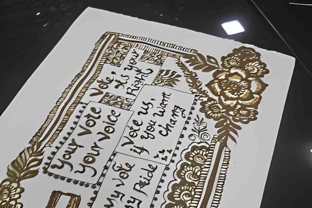 Springtime in Kashmir: A Blend of Festivities, Democracy, and Henna Art 