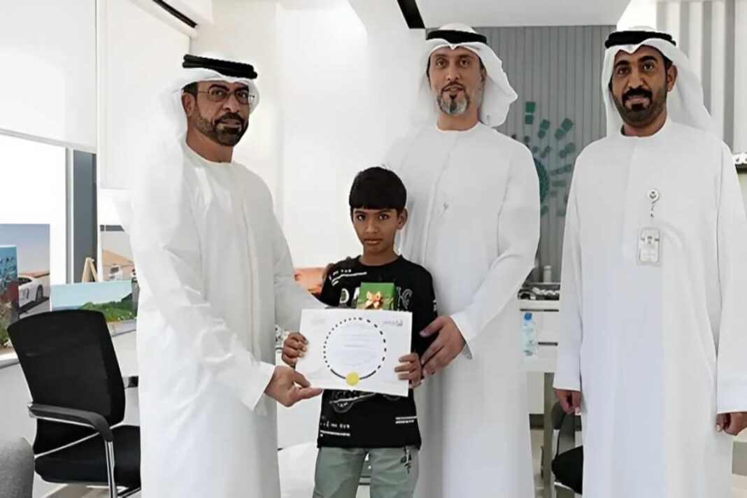 Young Indian Boy Honored in Dubai Police for Returning Lost Watch