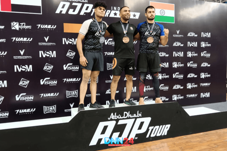 रियाज़ ख़ान ने Jiu-Jitsu स्पोर्ट्स AJP चैंपियनशिप में जीता गोल्ड 