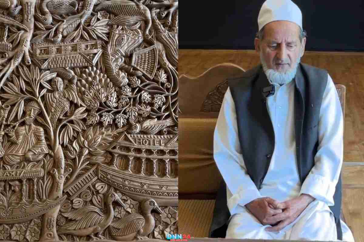 आर्टिस्ट गुलाम नबी ज़रगर जो वुड कार्विंग से बयां करते हैं कश्मीर का इतिहास