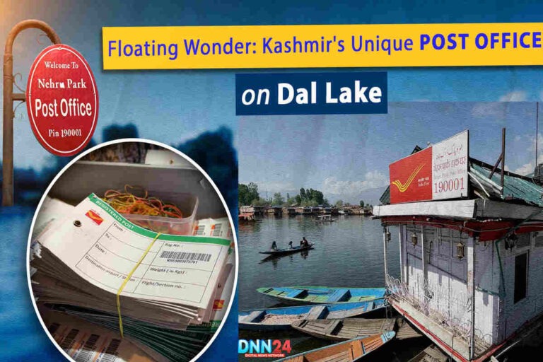 Floating Wonder: Kashmir's Unique Post Office on Dal Lake