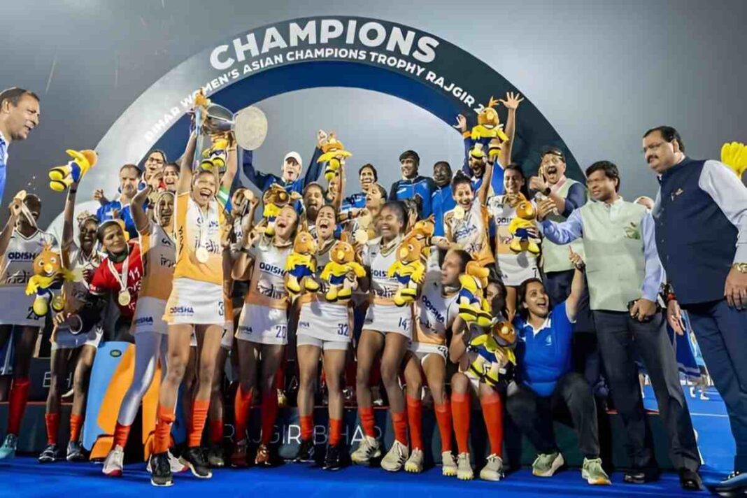 Indian Women’s Hockey Team Wins Asian Champions Trophy