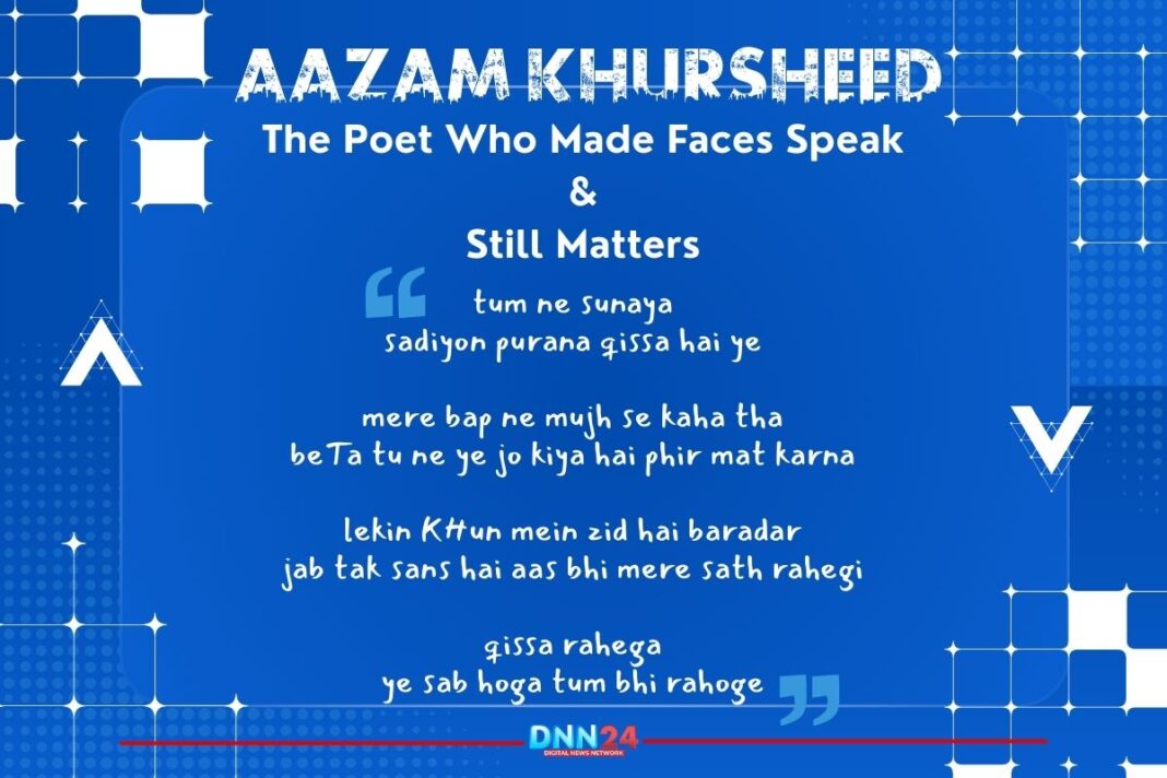 Aazam Khursheed : The Poet Who Made Faces Speak & Still Matters