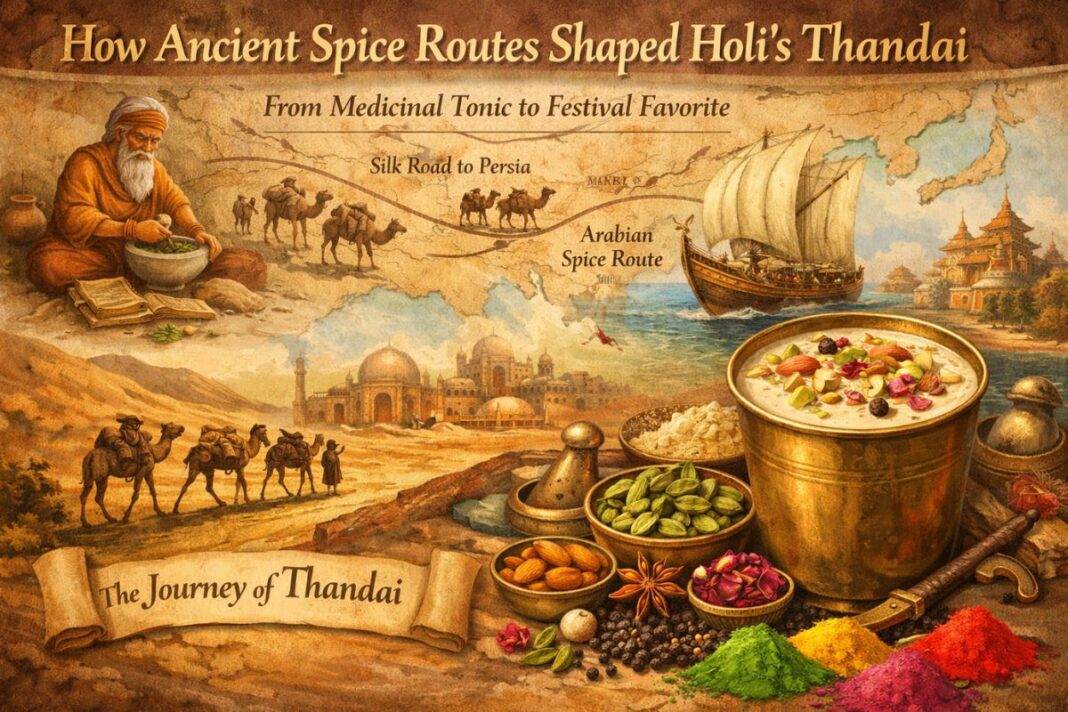 How Ancient Spice Routes Shaped Holi’s Thandai