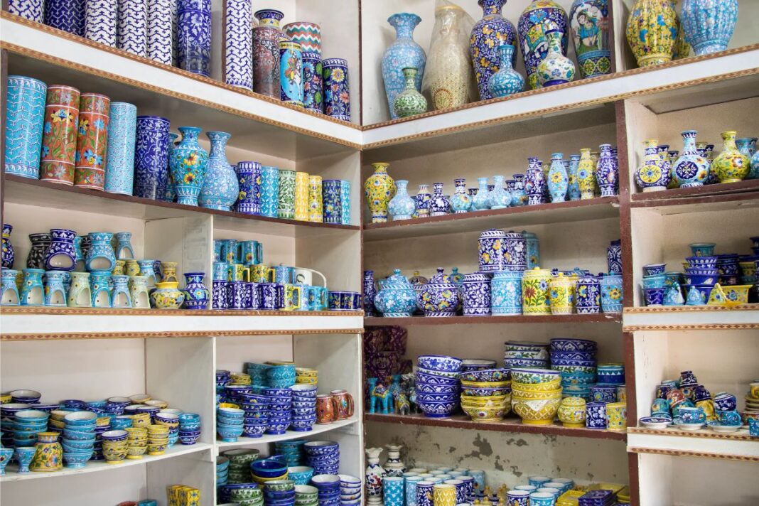 Blue Pottery